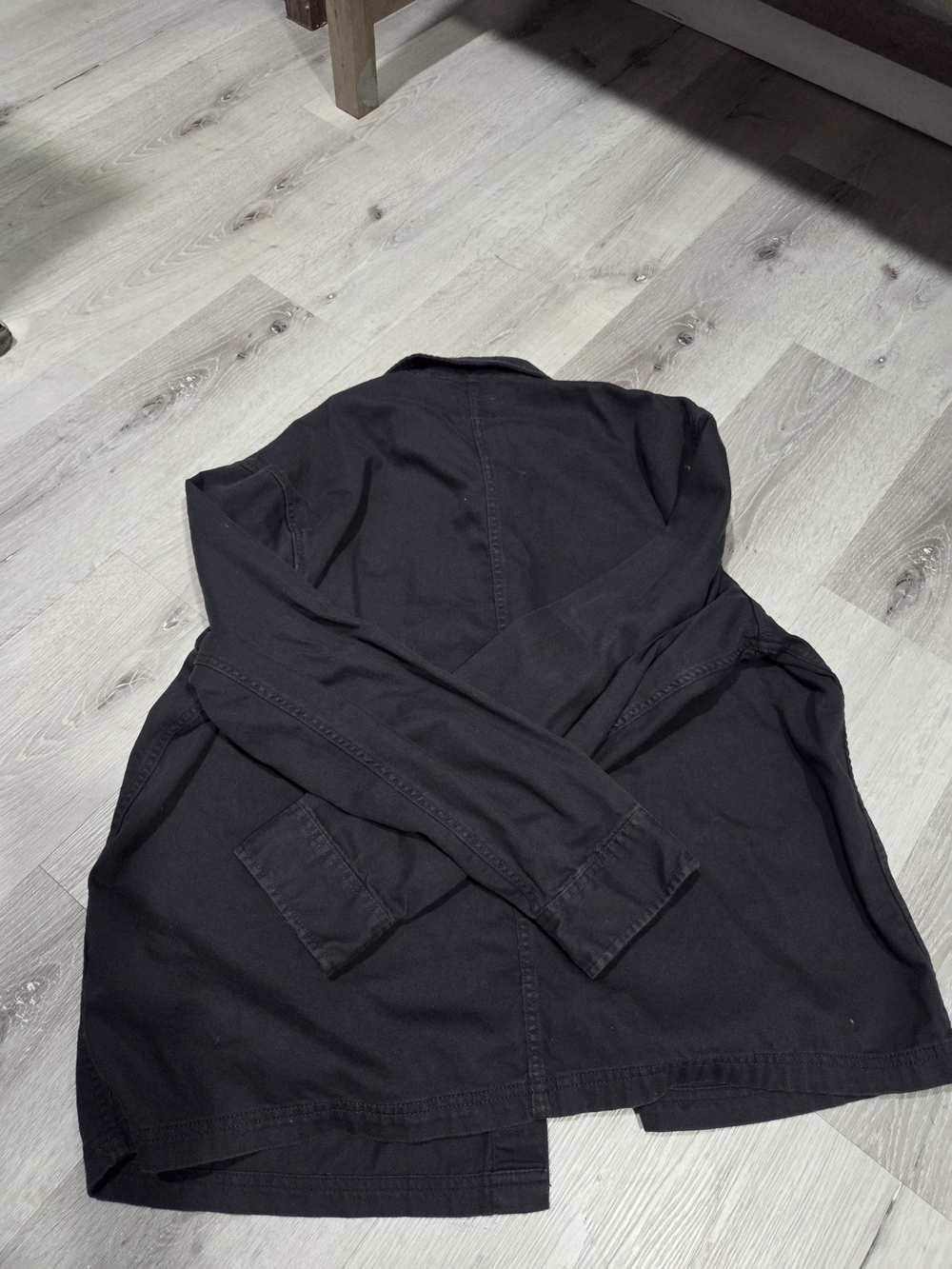 Goodfellow & Co Black Button-Front Overshirt - Picture 4 of 4